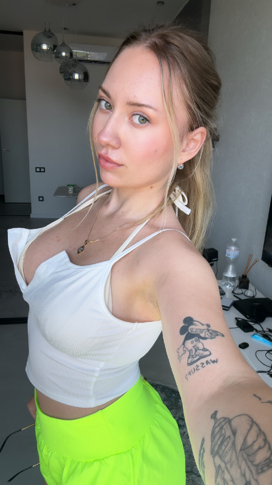 KateV in her underwear in Virginia Beach