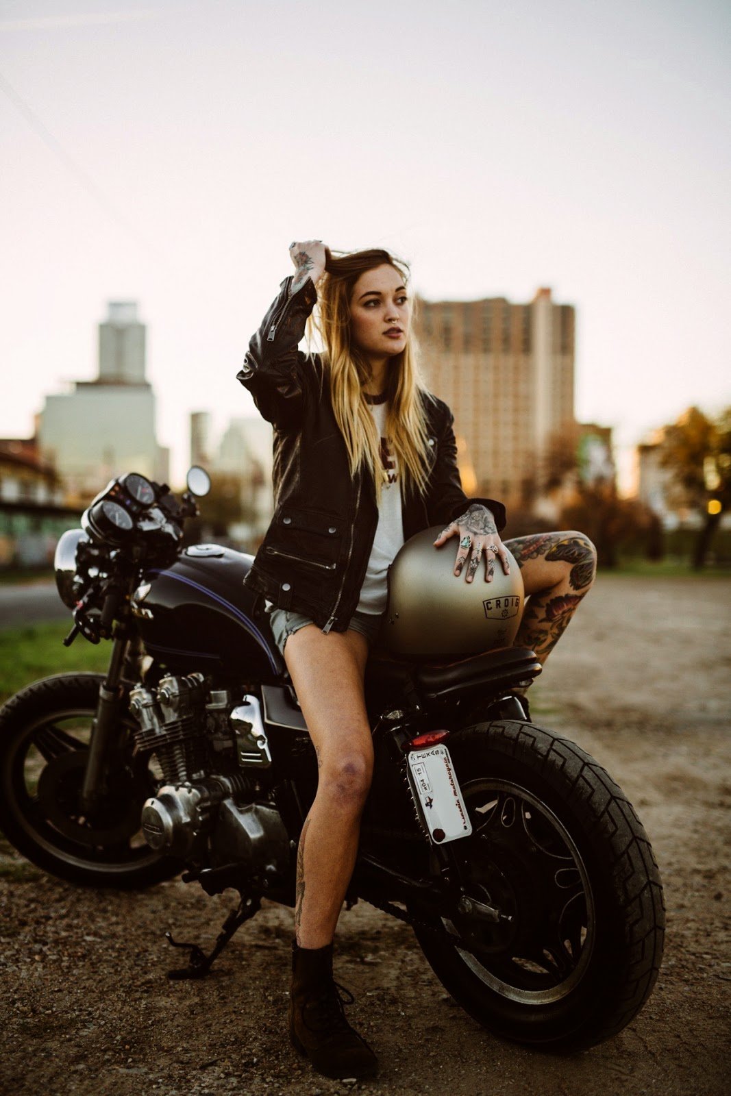 Beautiful girls and bikes in Virginia Beach