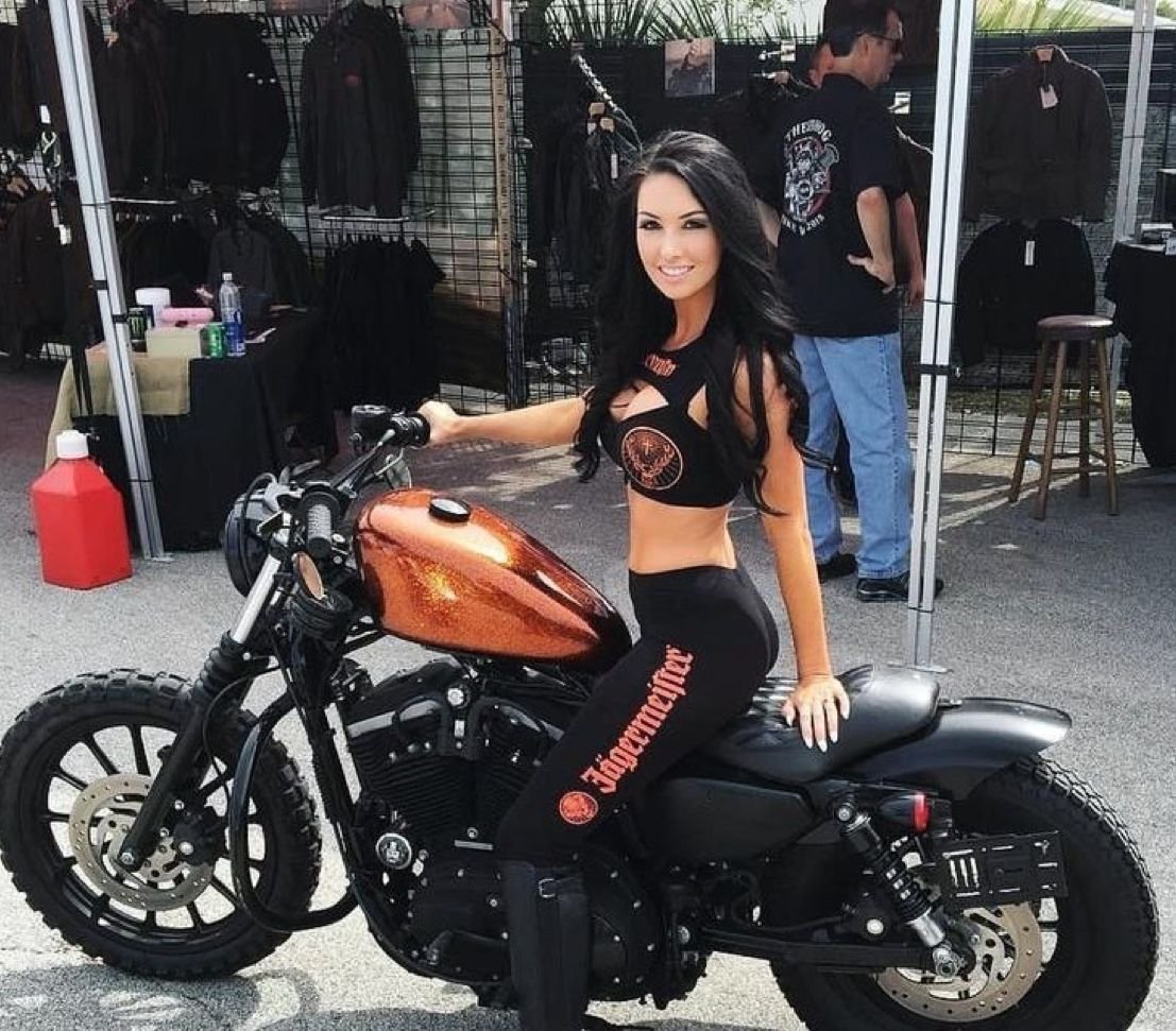 Beautiful girls and bikes in Virginia Beach