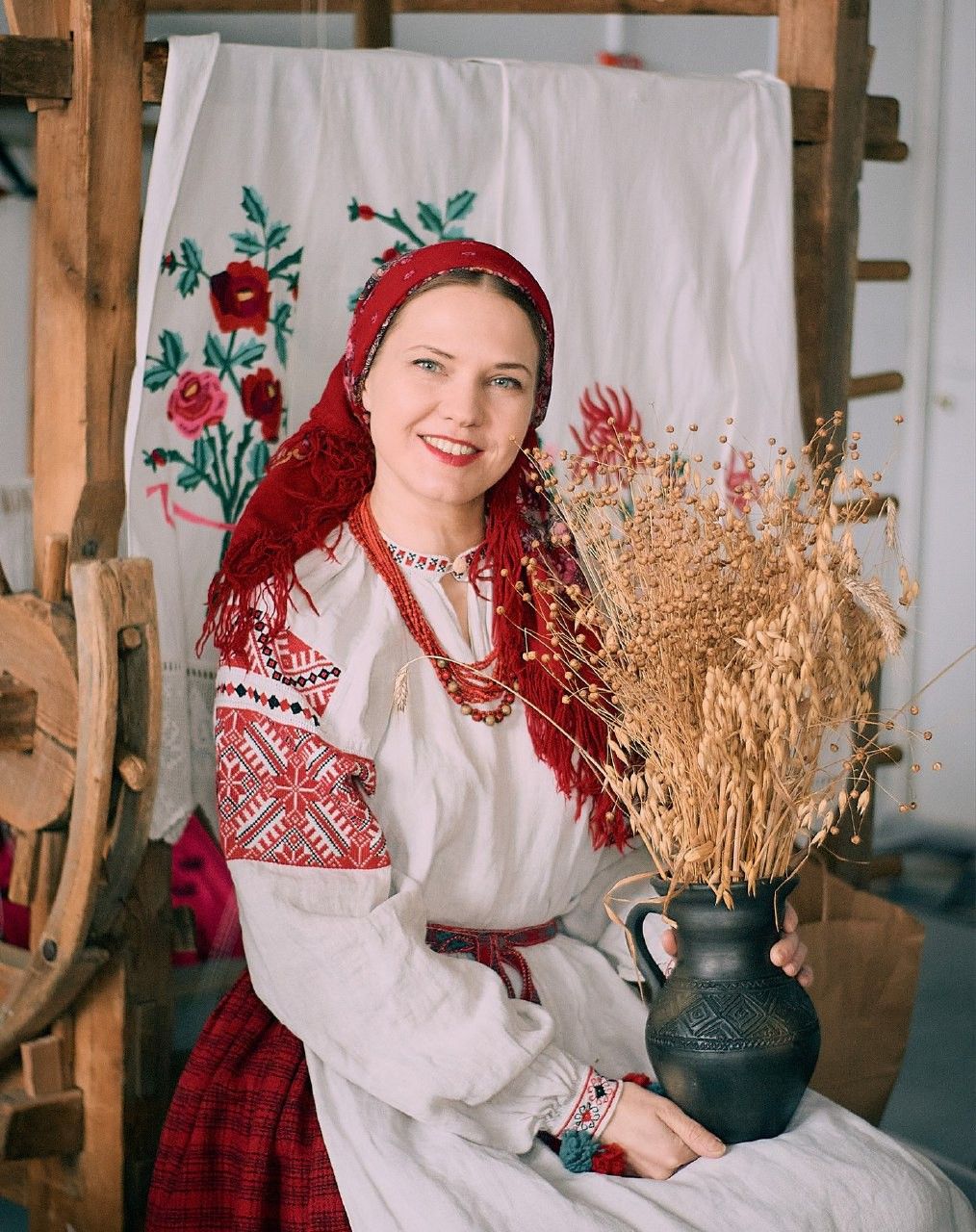 Women in Slavic costumes in Virginia Beach