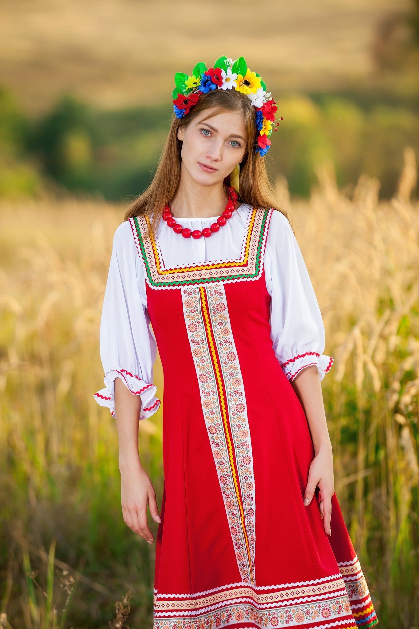Women in Slavic costumes in Virginia Beach