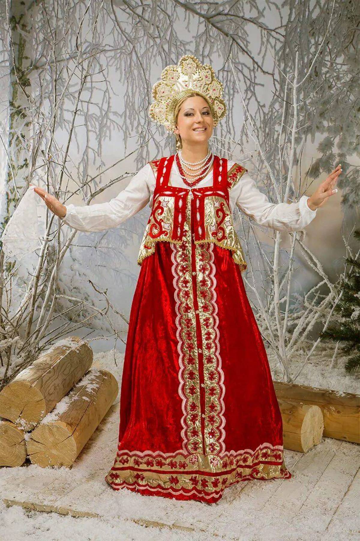 Girls in Slavic costumes in Virginia Beach