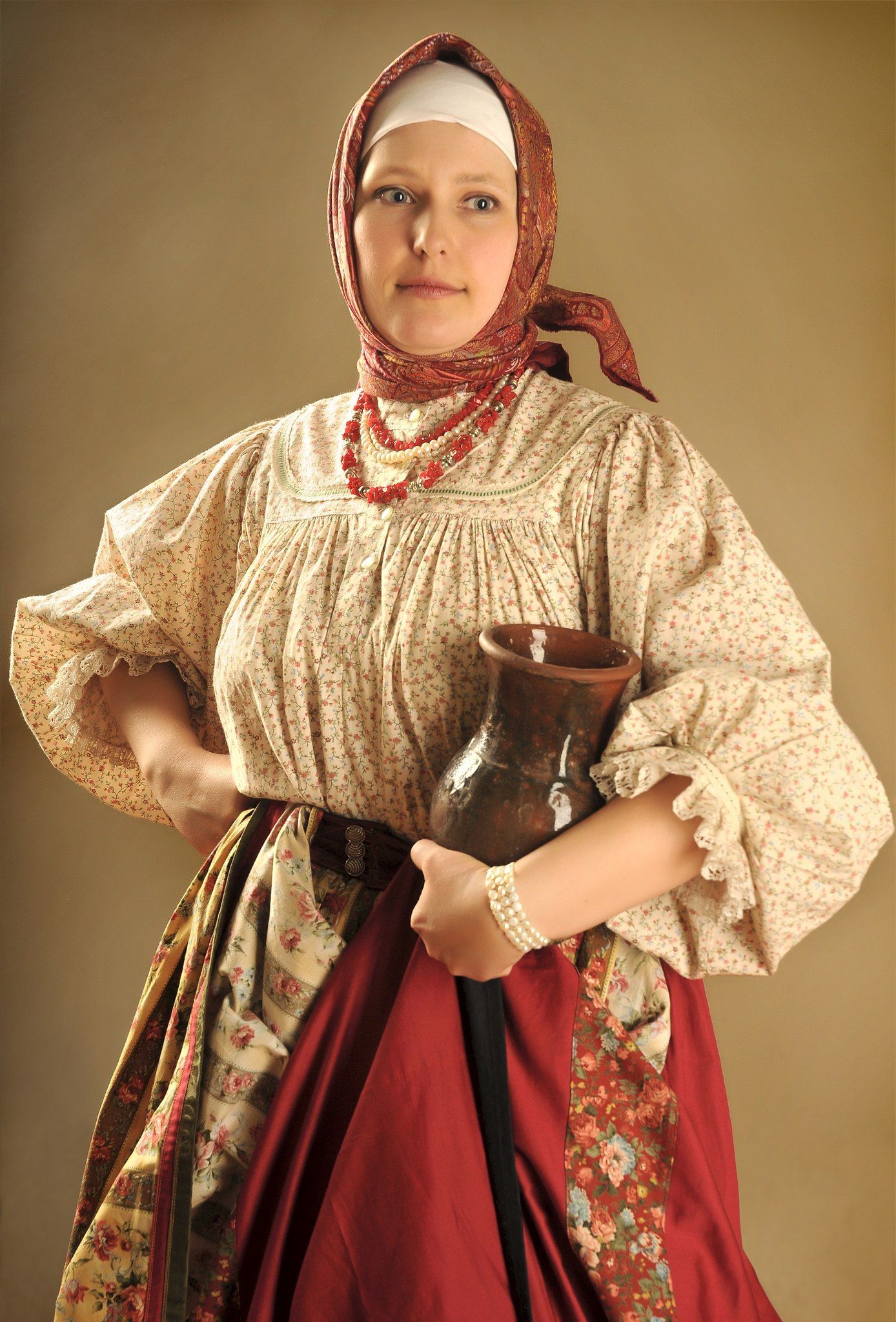 Girls in Slavic costumes in Virginia Beach