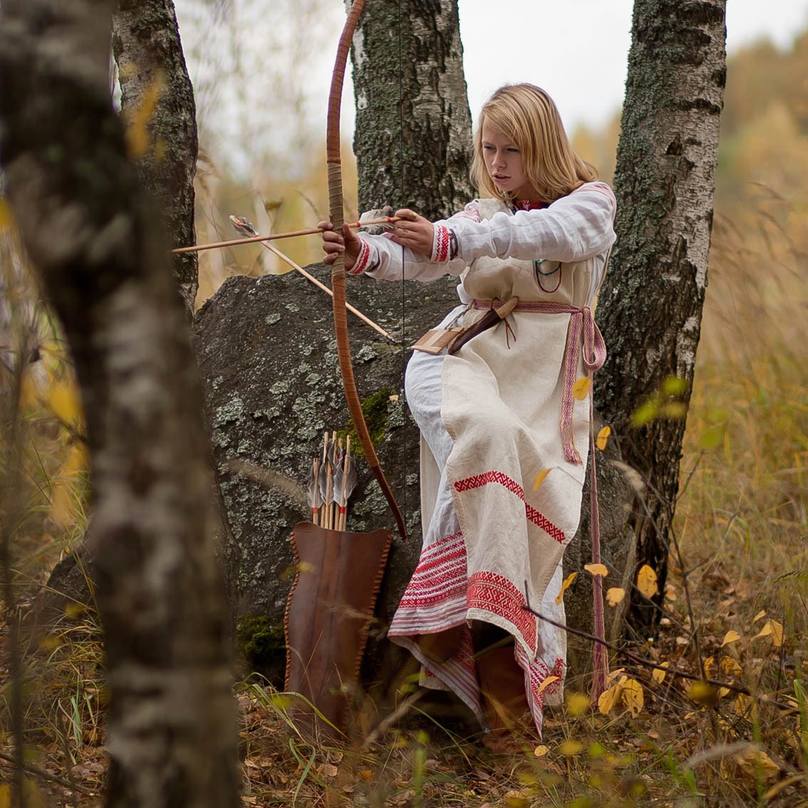 Sexy photo Girls in Slavic costumes in Virginia Beach